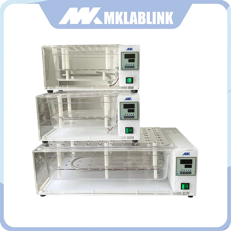 MKLABLINK 10L Lab Water Bath Labware Laboratorio Transparent Water Bath