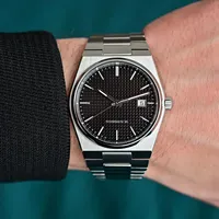 2025 Men's Watch Classic Tissot Style with Three Needles and Six Needles Timing Luxury High Quality 40mm Quartz Watch with Date