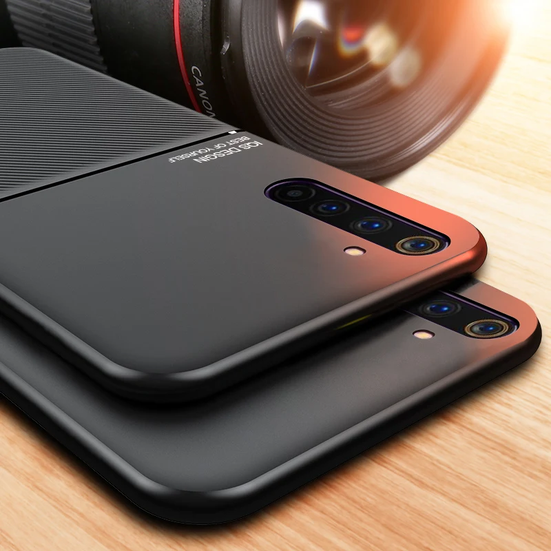 2024 Чехол для  Luxury Original Shockproof Case For Oppo Realme 6 Magnetic Shell Case for Realme 6 Back Case for OPPO Realme6 image 3