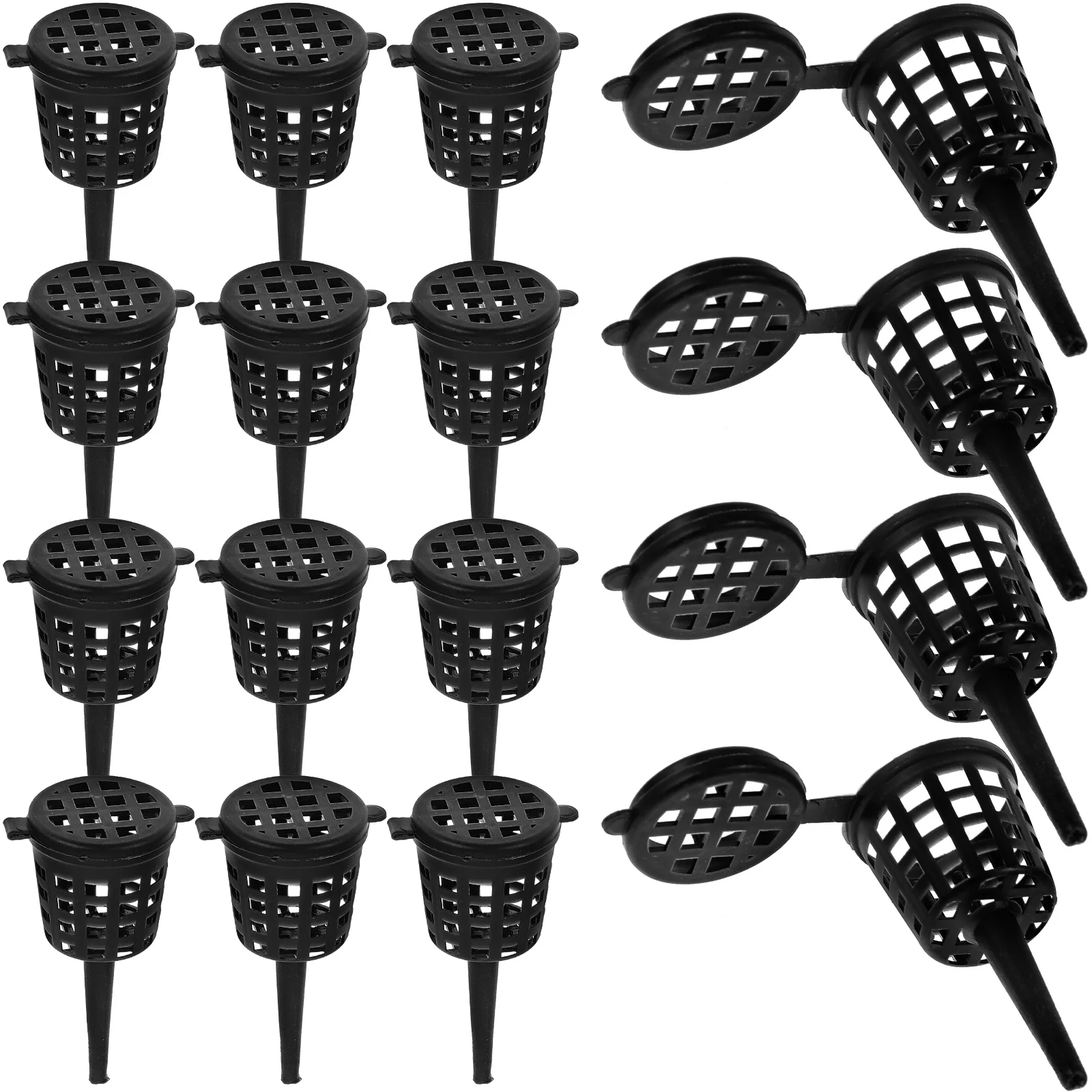 

50pcs Baskets Control Round Holder Premium Bonsai Plant Pot Container Garden Use High Quality Plastic