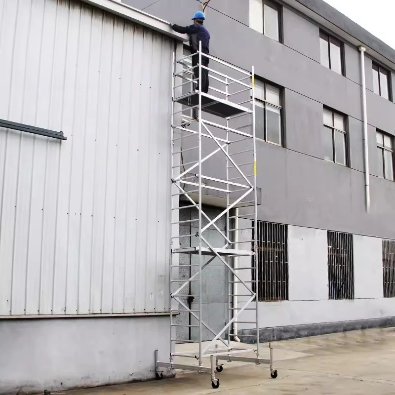 

All aluminum alloy folding quick loading mobile scaffolding engineering ladder climbing climbing platform ladder