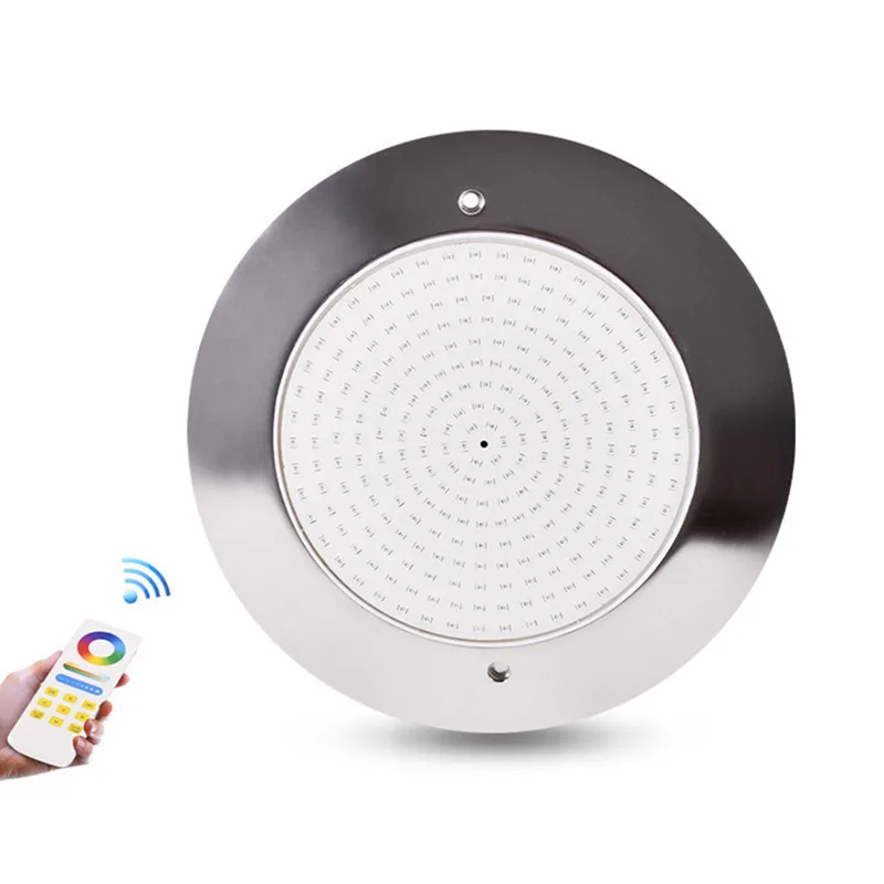 Piscina luz subaquática luz ultra-fino led de aço inoxidável piscina luzes ao ar livre paisagem iluminação fonte luz 18w