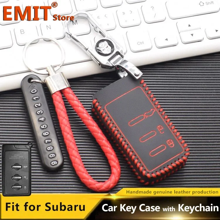 For Subaru XV STI OUTBACK WRV BRZ Impreza Forester Legacy Ascent Car Key Case Remote Protection Cover Keychain Shell Accessories