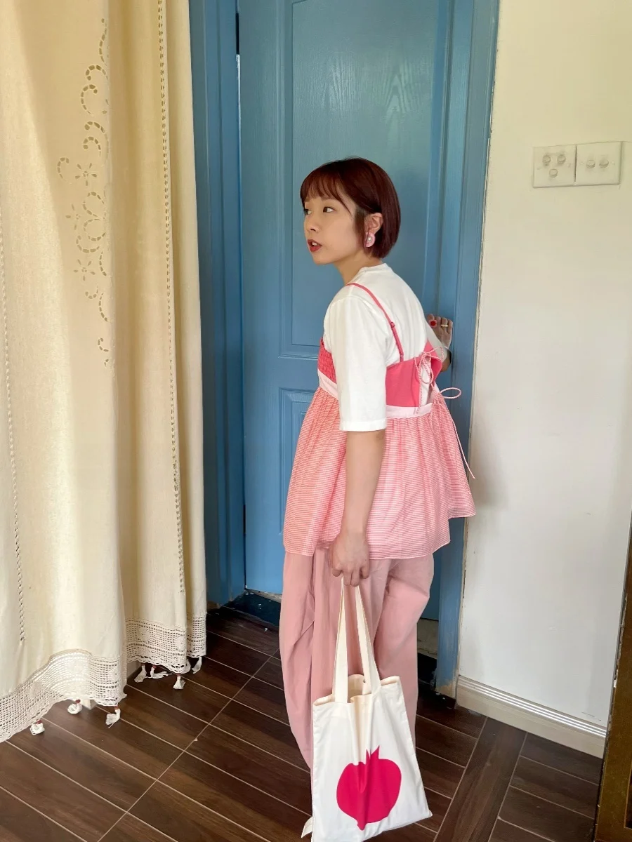 

Женская свободная накидка PETITE YUNKIXU из смесового шелка и хлопка с оранжевым клетчатым узором и завязками, 2-в-1