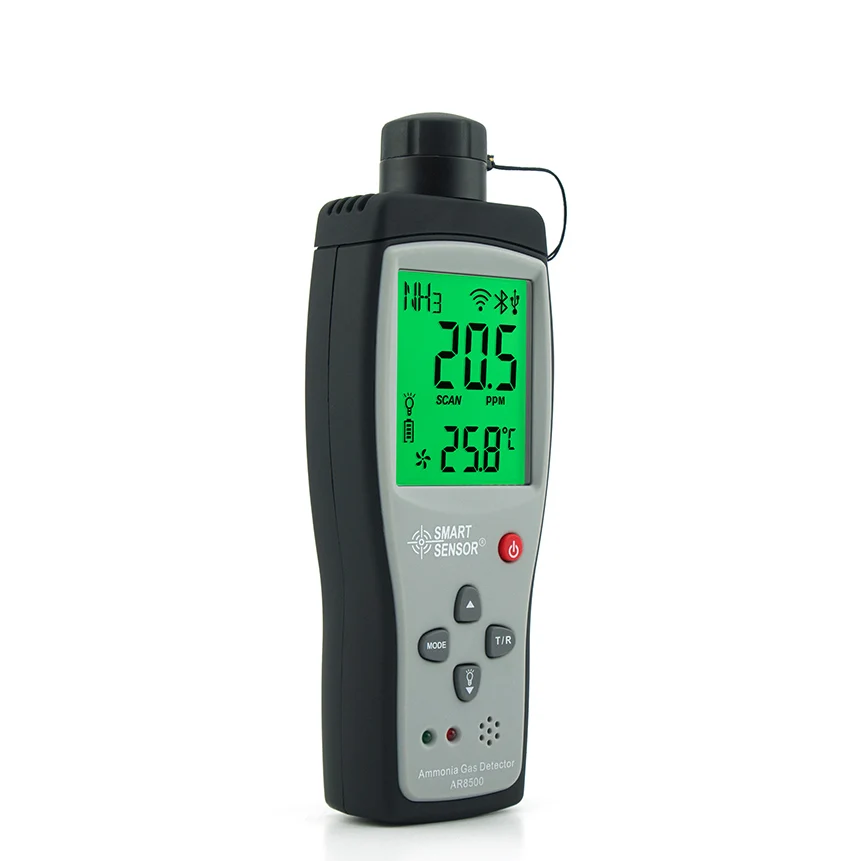 AR8500 Ammonia Gas NH3 Detector Meter Tester Monitor Range 0-100PPM Sound Light Alarm Gas Analyzers