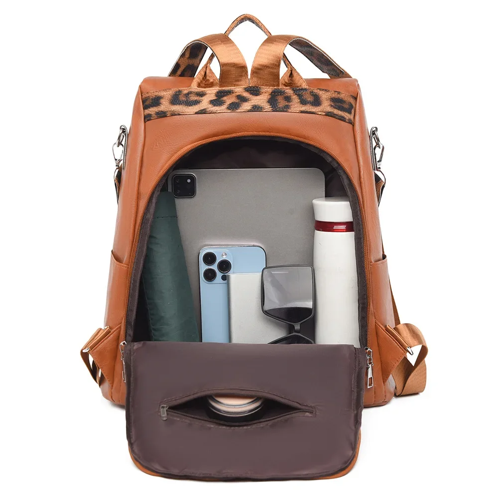 Women's Casual Minimalist Backpack Large Capacity Outdoor Commute Travel Durable Waterproof Laptop Compartment Anti-Theft