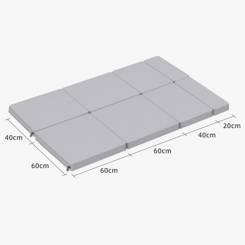 Foldable Car Bed Single Double For SUV Trunk Portable Folding Mattress Sleeping Pad For Camping Travel Adults Thickened Comfort