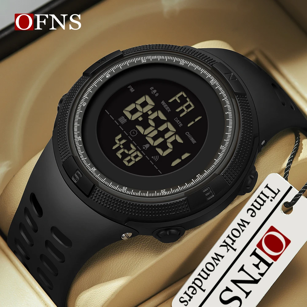 

OFNS 2003 Hot selling Men's Watch Personalized Fashion Multi functional Waterproof Outdoor Sports Men's Electronic Watch