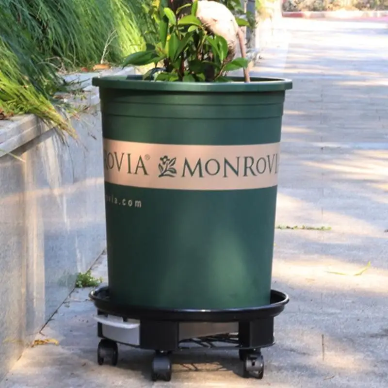 

Movable Plant Tray With Wheel Rolling Flower Pot Tray Water Holder Base Indoor Planter Tray For Movable Stand Y5GB
