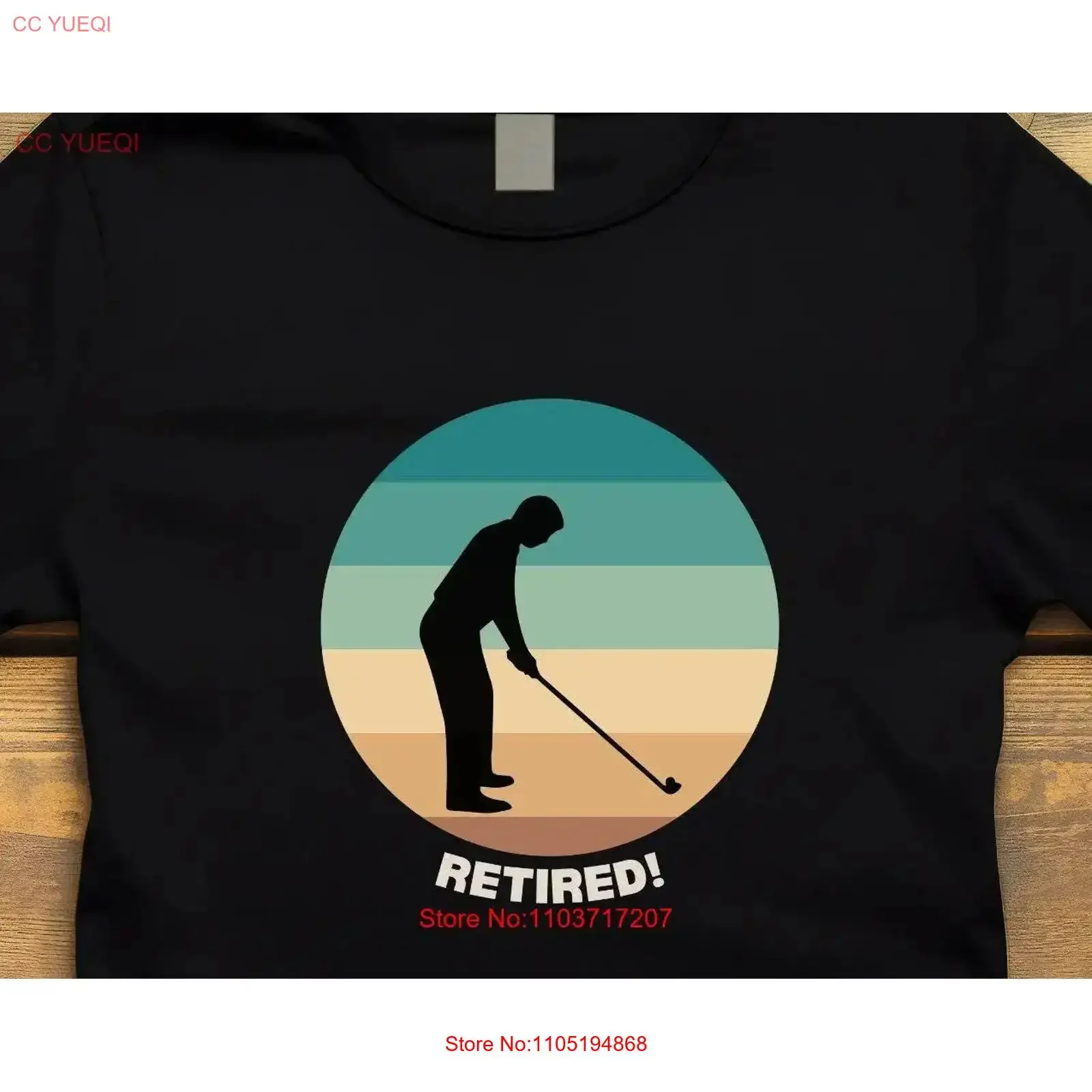

Футболка на пенсии в стиле ретро, женская футболка «Солнце и гольф», мужская винтажная стираная футболка для пенсионеров, слегка дышащая, удобная, стильная