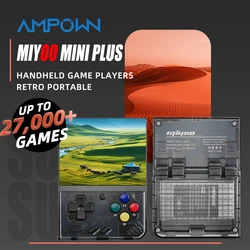 AMPOWN MiyooMini + Consoles Handheld Game Players 3.5'' IPS OCA Portable Emulator Retro Video Game 3000mAh Linux System Wireless
