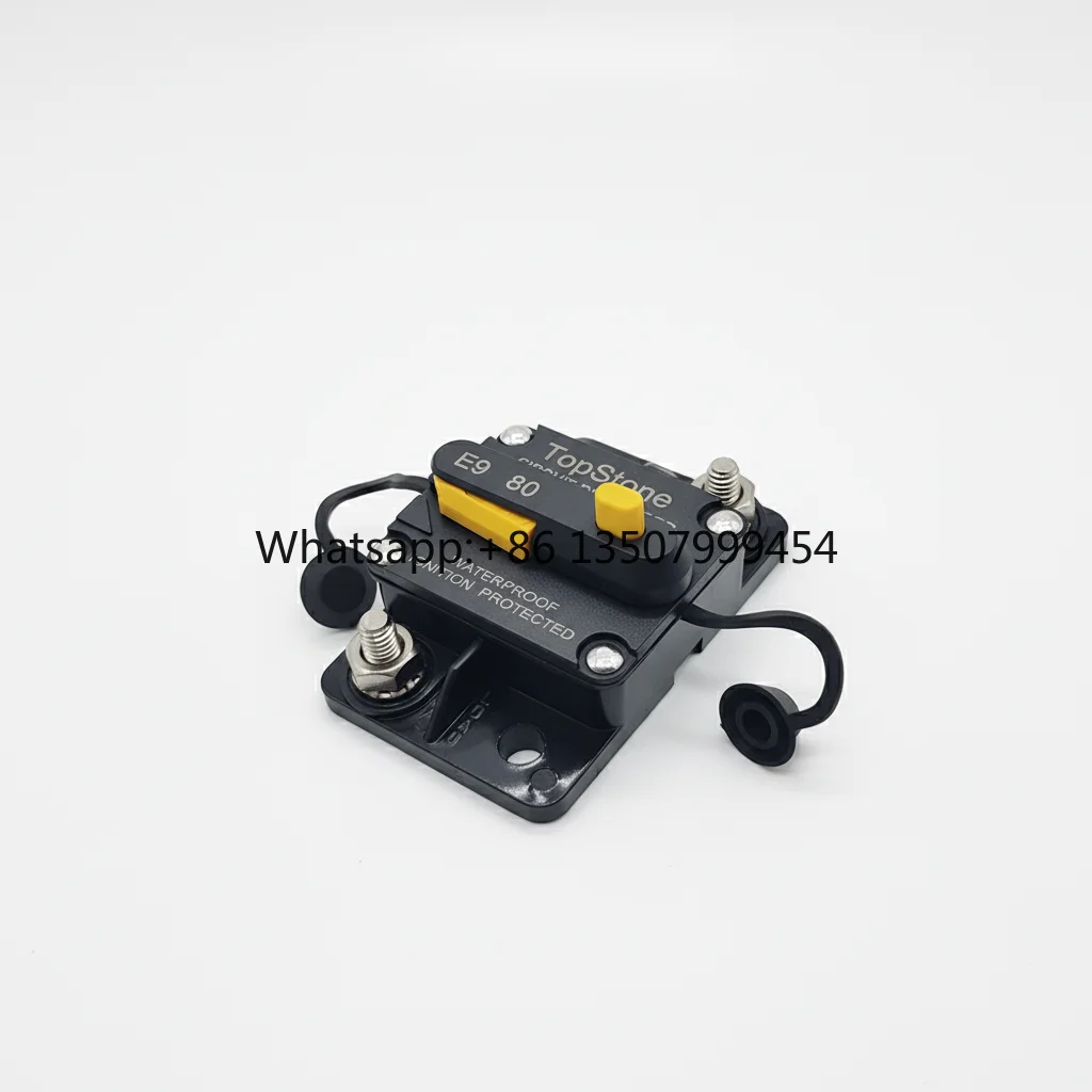 

Surface Mount Manual Reset Breaker Topstone E92C 50A 12-48V Waterproof Automotive Marine Refrigerator Freezer
