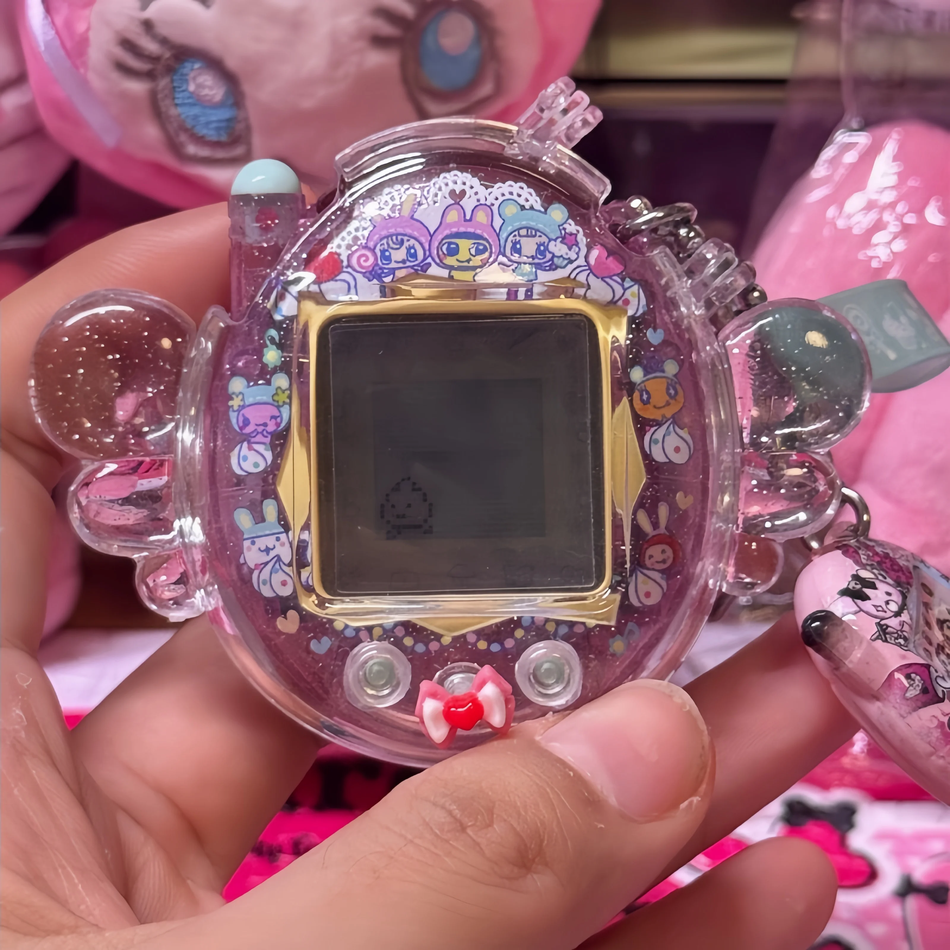 

Original Handmade Protective Case For Tamagotchi B&W Re-Release V3 (Jp/Eu/Us Ver.2/3/4) - "House" Design, Console Not Included