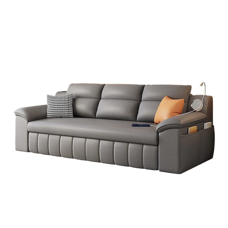 Extendable Sofa Bed with Storage, Dual-Purpose Sleeping/Guest Room Furniture, Durable, Easy-to-Assemble, Home Essentials