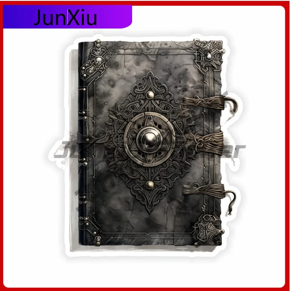 

Gothic Magic Spell Book Vinyl Waterproof Sticker Suv Outdoor Camping Sticker For Car Decoration Decals Bumper Moto Cars Stickers