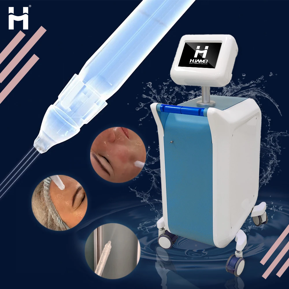 Jet peel machine portable hyperbar chambe 6 in 1 facial diamond water jet peel machine non-needle injecti device