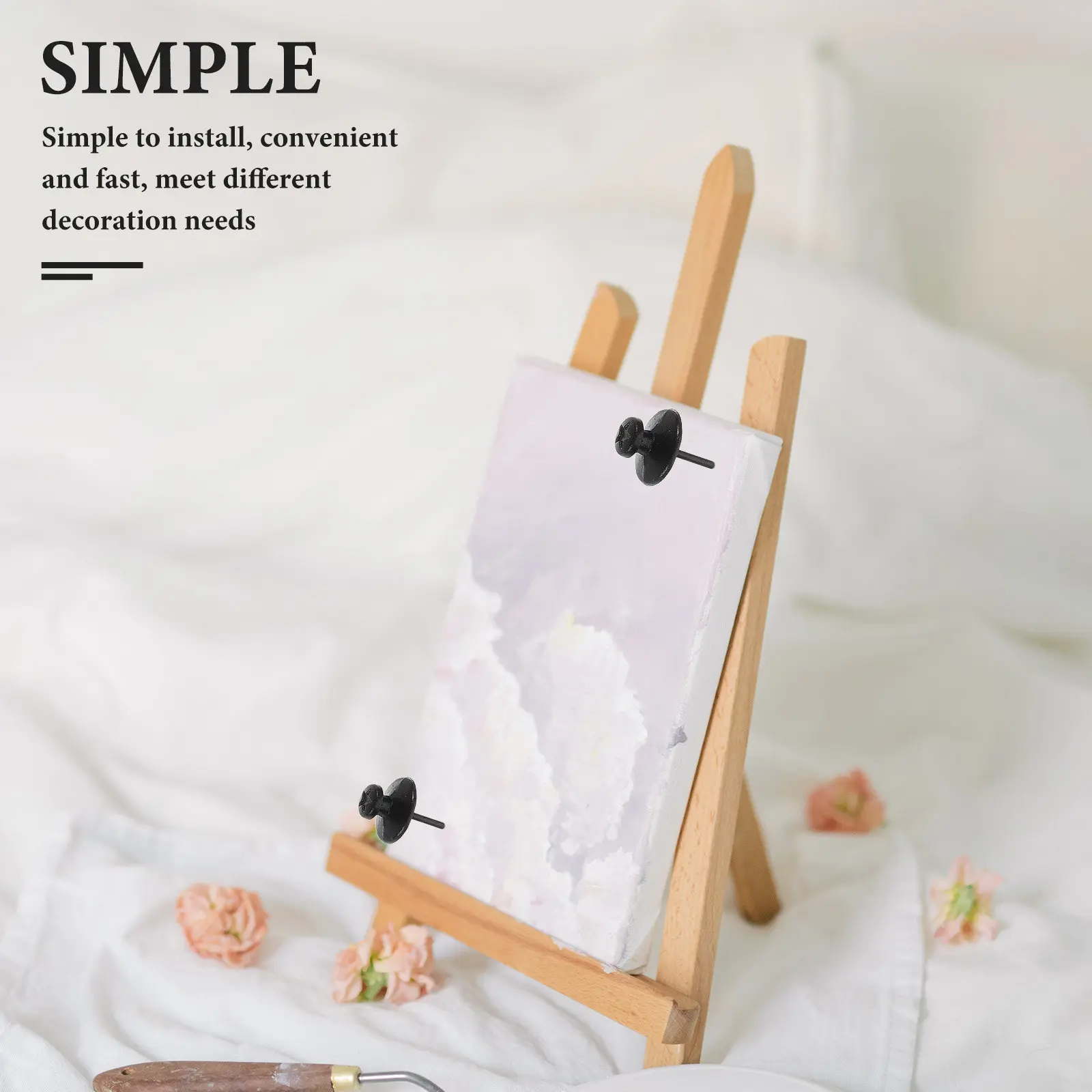 30Pcs Star Decorative Wall Nails Thumbtacks Metal Push Pins for Hanging Pictures Keys Home Nail Metal Charms Wall Nails