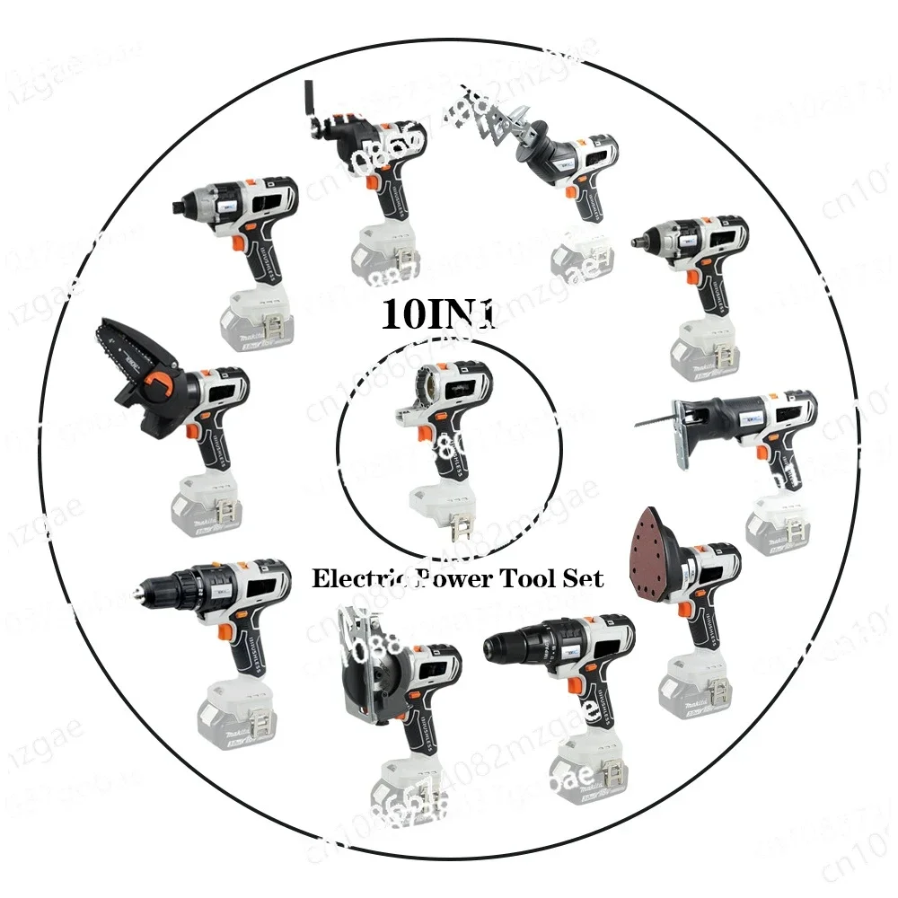 Multifunctional Woodworking Tool Set 10-in-1 Portable Home Essentials for DIY Projects