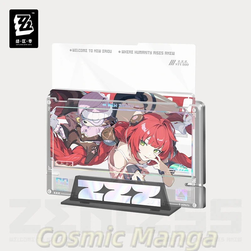 البيع المسبق الرسمي ZZZ miHoYo Zenless Zone Zero Ukinami Yuzuha سينما إطار حامل أكريليك مجموعة كوسبلاي لعبة أنيمي الهالوين