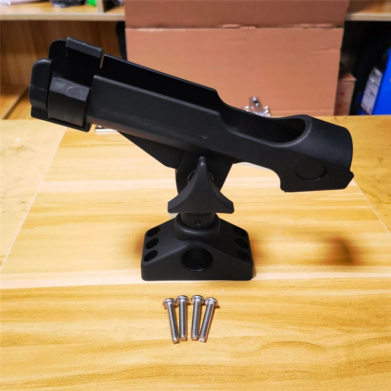 

A99I-2-Pack Adjustable Fishing Rod Holders For Boats - Side Deck Mount Kayak Rod Holder, Boat Fishing Pole Accessories