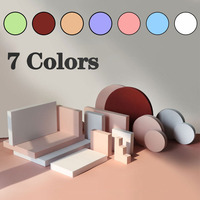 Hot Foam Cube Set Photography Props Shooting 3D Ornaments Jewelry Backdrops Props Cosmetics Posing Waterproof Photo Backgrounds