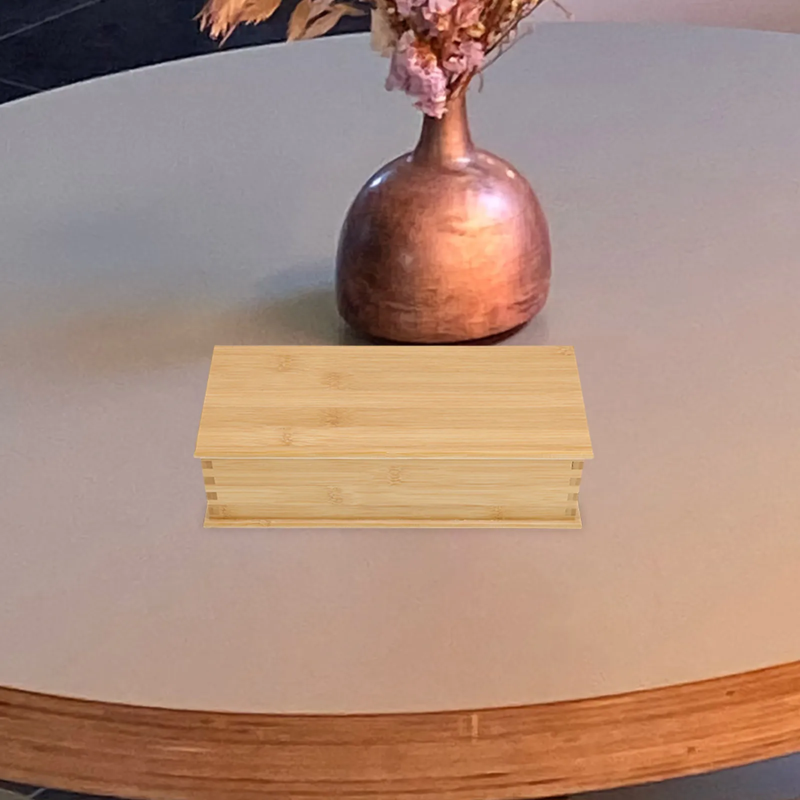 

Bamboo Chopsticks Box Large Capacity Utensil Holder Kitchen Drawer Organizer Storage Container For Home Restaurant