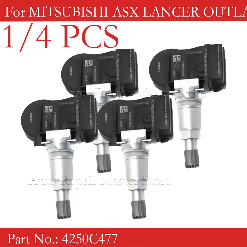 

4250C477 TPMS Tire Pressure Sensor For Mitsubishi ASX L200 Lancer Outlander Spacestar Peugeot ION Fiat Fullback