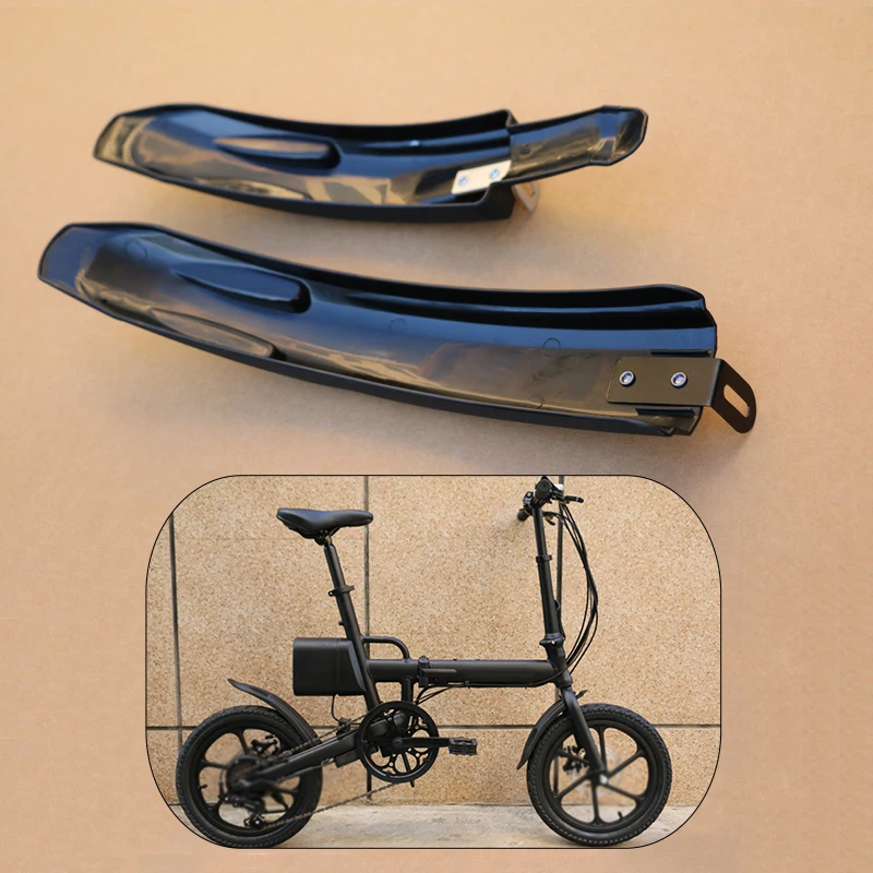 1 Pair 14-18Inch Bike Tough Mudguard Bicycle Electric Extension Scooter Mudguard For Motorcycle E-bike Parts