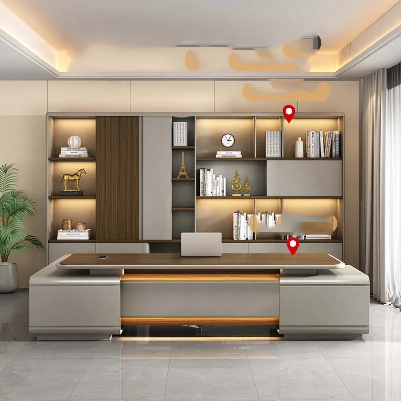 Designer Organizer Office Desk Luxury Storage Conference Modern Office Desks White Drawers Escritorios Office Furniture