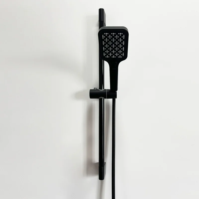 

Adjustable Handheld Shower with Slide Bar and Flexible Hose