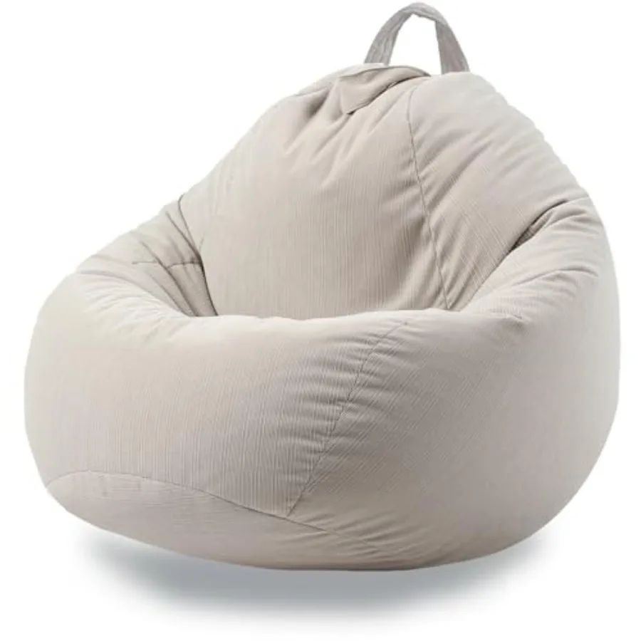 

3 Feet Bean Bag Chair Cover No Filler Stuffed Animal Storage Bean Bag Cover for Pets Dogs/Cats Bed Corduroy Stuffed for Organiz