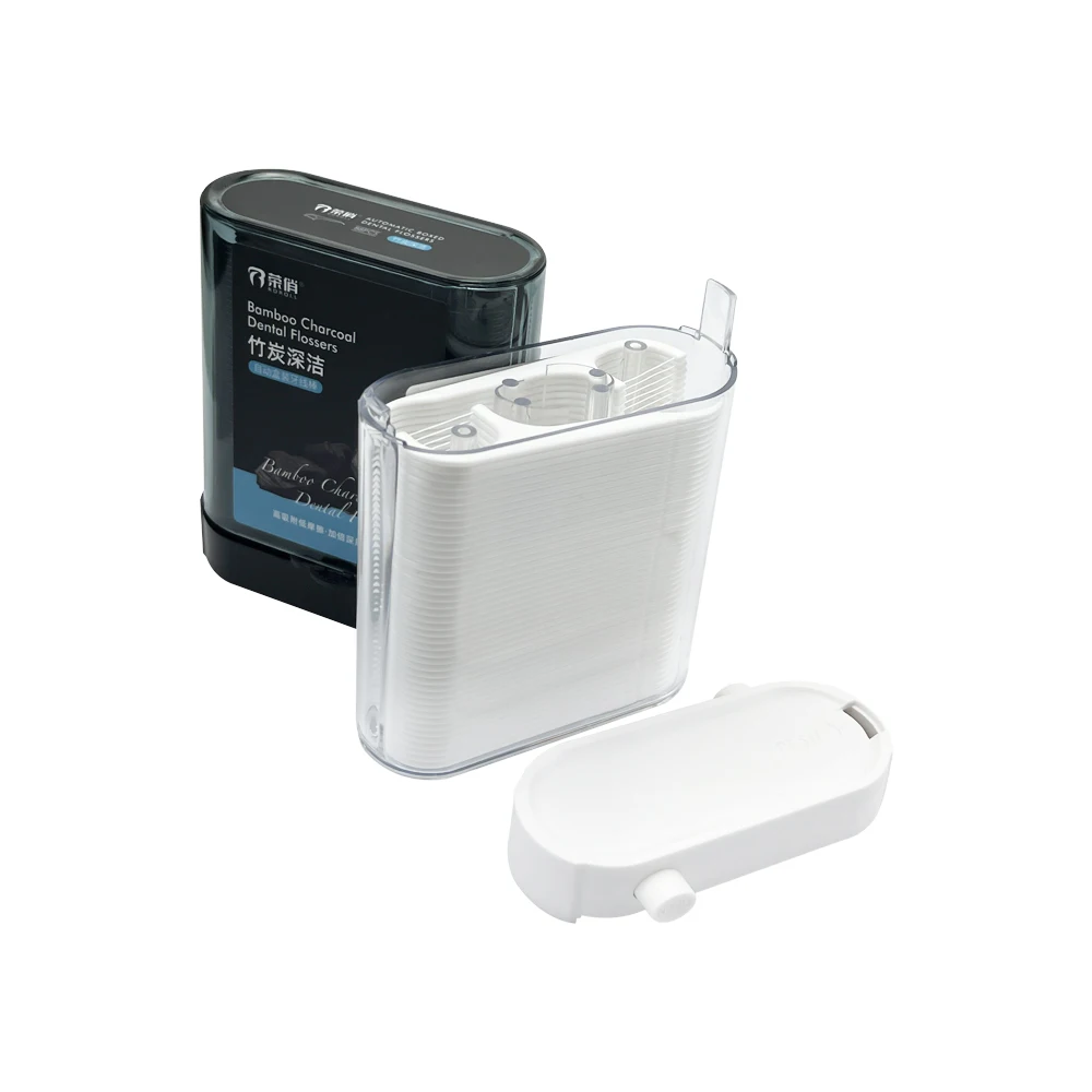 موزع خيط تنظيف الأسنان، أعواد أسنان بلاستيكية مع خيوط، أدوات تنظيف الأسنان، صندوق تخزين يتضمن 88 قطعة خيط تنظيف الأسنان #3