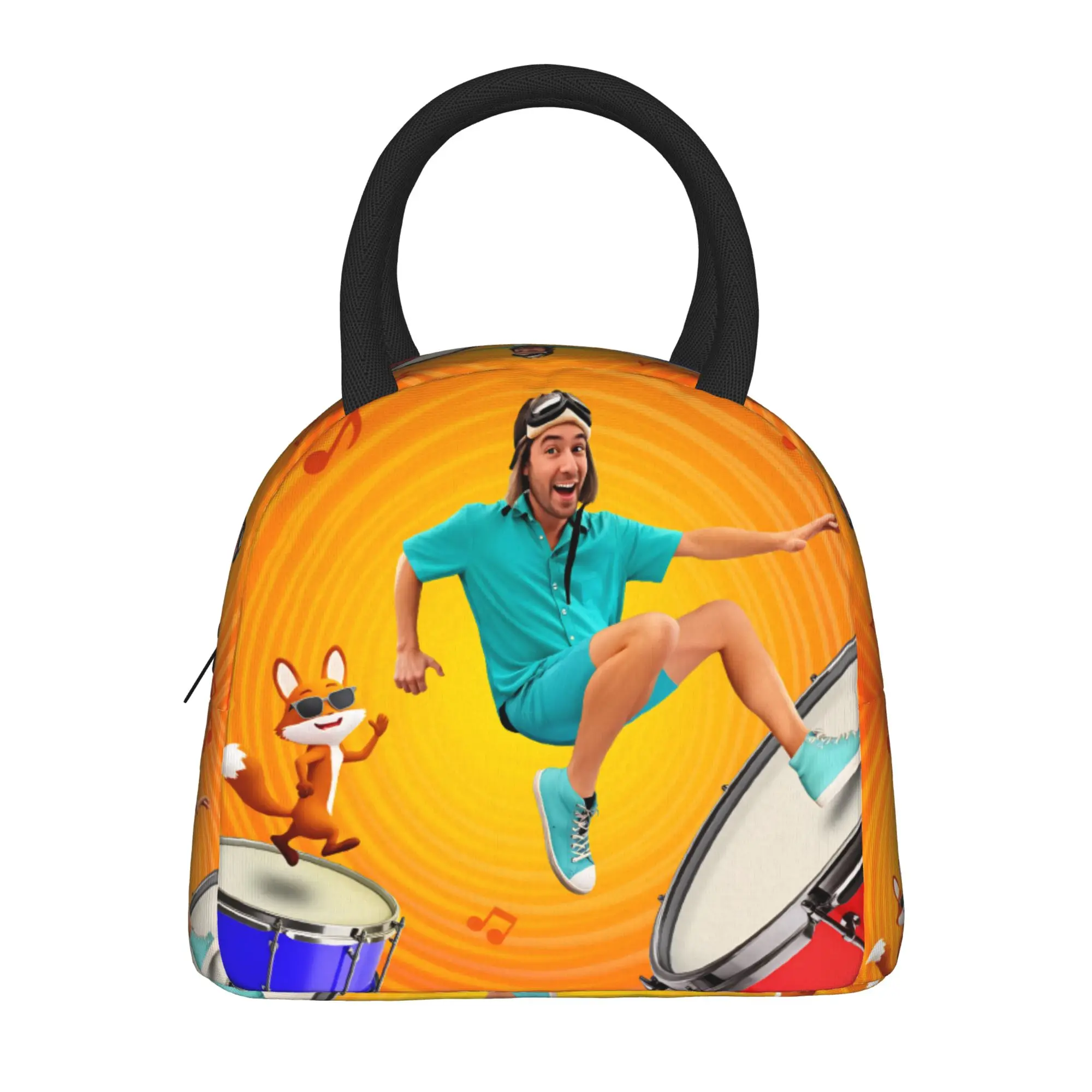 Danny Go Animated Programs Lunch Bag Fashion Lunch Box Travel Portable Thermal Tote Handbags For Adult Oxford Print Cooler Bag