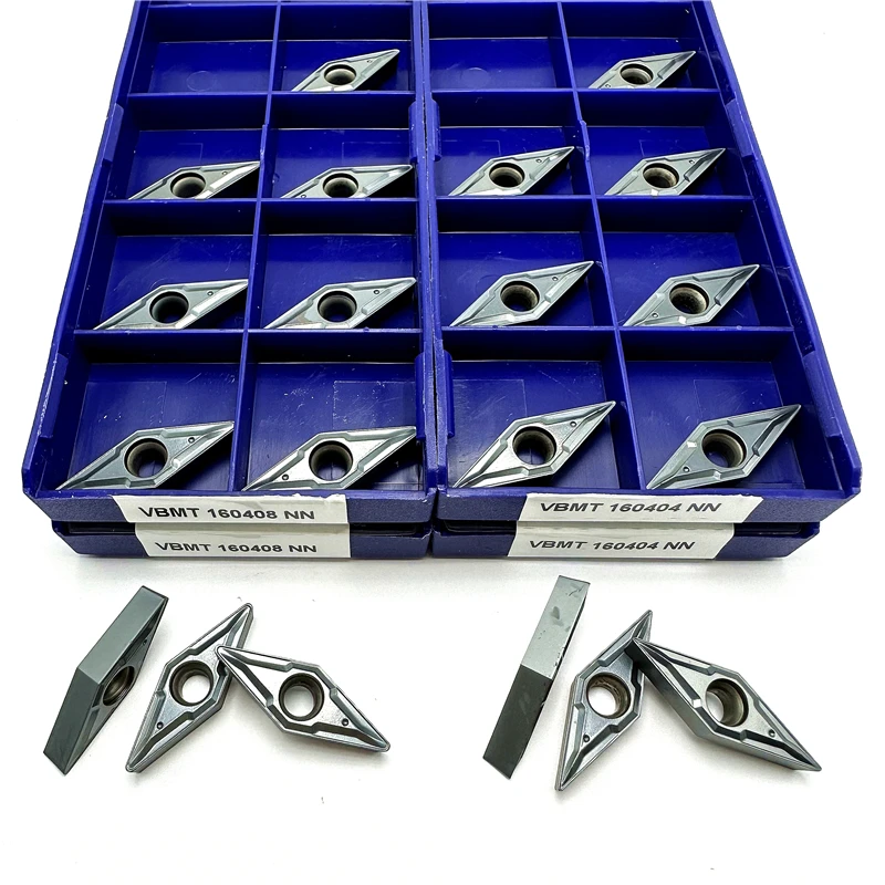 VBMT160404 VBMT160408 NN LT10 External Turning Tool high quality   Carbide Insert For Steel processing Metal Cutting lathe tools