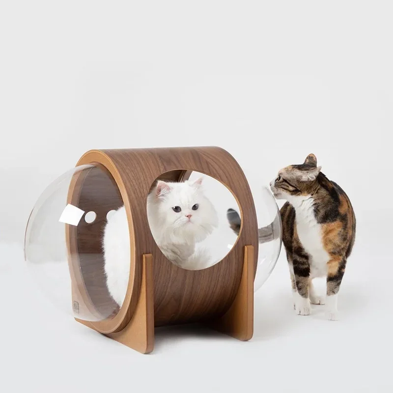 

Cat Tree Pet Furniture Floor-mounted Space Capsule Bed Fashion Pet House Animal 1piece Pet Cages, Carriers & Houses Support