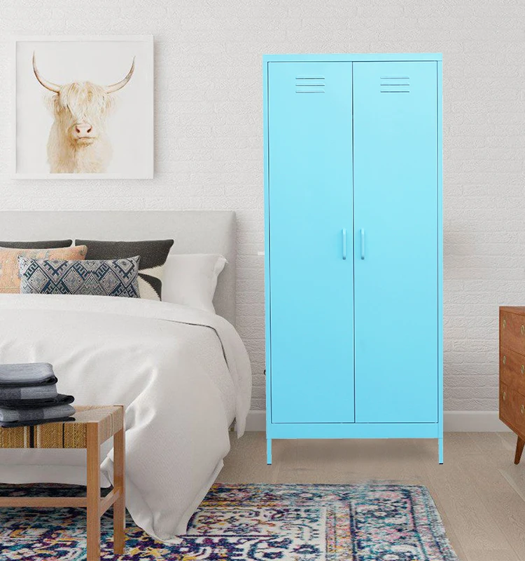 다채로운 색상의 어린이 침대 옆 캐비닛