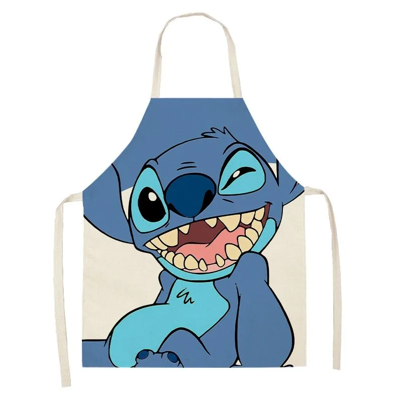 Kawaii Stitch apron cartoon Star Baby apron children\'s dining restaurant kitchen anti-fouling waist home cleaning tools