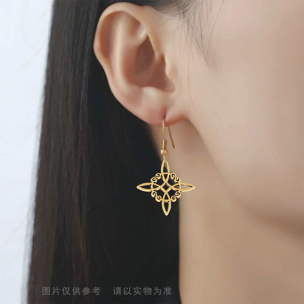 إكسسوارات مجوهرات مصنوعة من خليط معدني، قلادة متقاطعة على شكل قلب، قلادة، أقراط، قلادة، فضية مخفية كلاسيكية