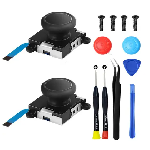 For Nintendo Switch Replacement Joystick Original 3D Analog Thumb Stick for Switch Lite Joycon Controller Repair Tool