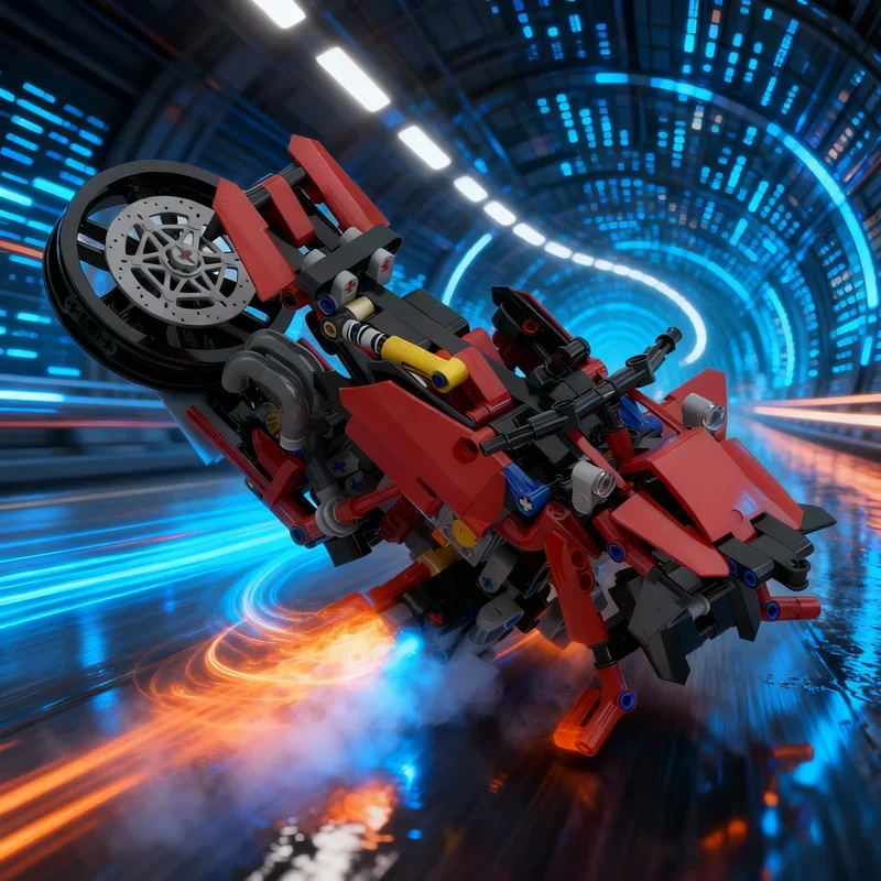 

506pcs MOC Technical B Model Ducati Hoverbike Concept Building Blocks Toys Architecture Creative Festival Gifts Education