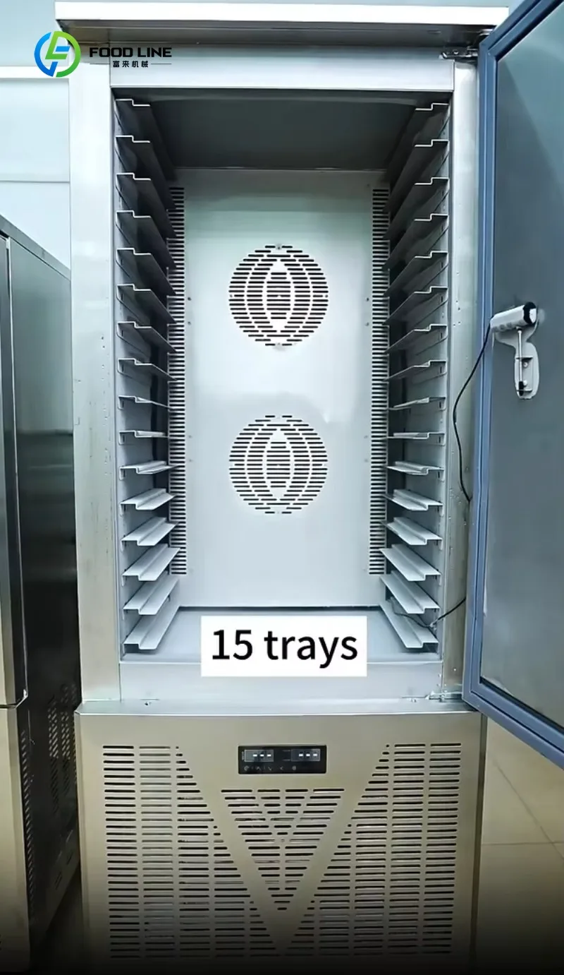 Customized Commercial Ultra-Low Temperature -40C Instant Flash Freezer Machine Air Cooling Quick Shock Air Blast Frozen Chiller