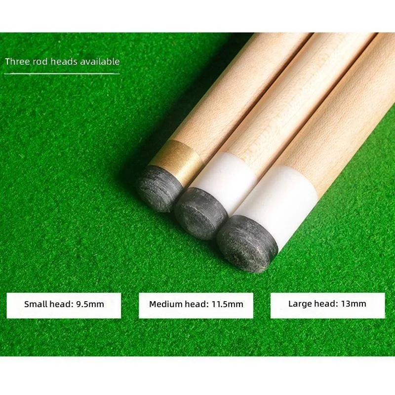 Professional Grade High Quality Maple Billiard Cue Set-Multi-Tip Sizes (10.8/11.8/13mm) Durable & Lightweight for Pool/Snooker