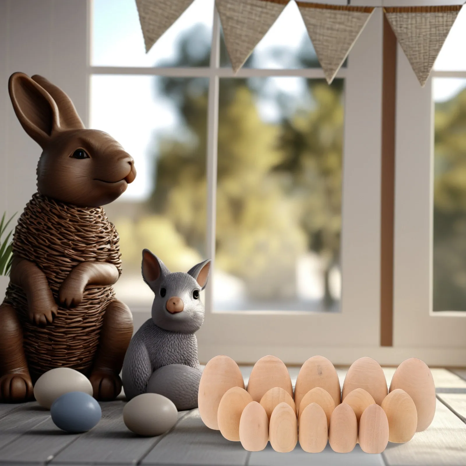 15pcs-wooden-easter-eggs-unfinished-blank-craft-eggs-for-painting-diy-art-decorations-easter-party-basket-fillers-fake-chicken