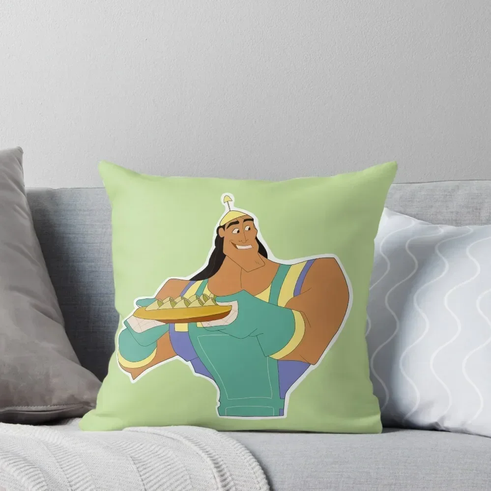 

Kronk Emperors New Groove Spinach Puffs Throw Pillow Luxury Sofa Cushions Pillows Aesthetic Cushions For Children pillow