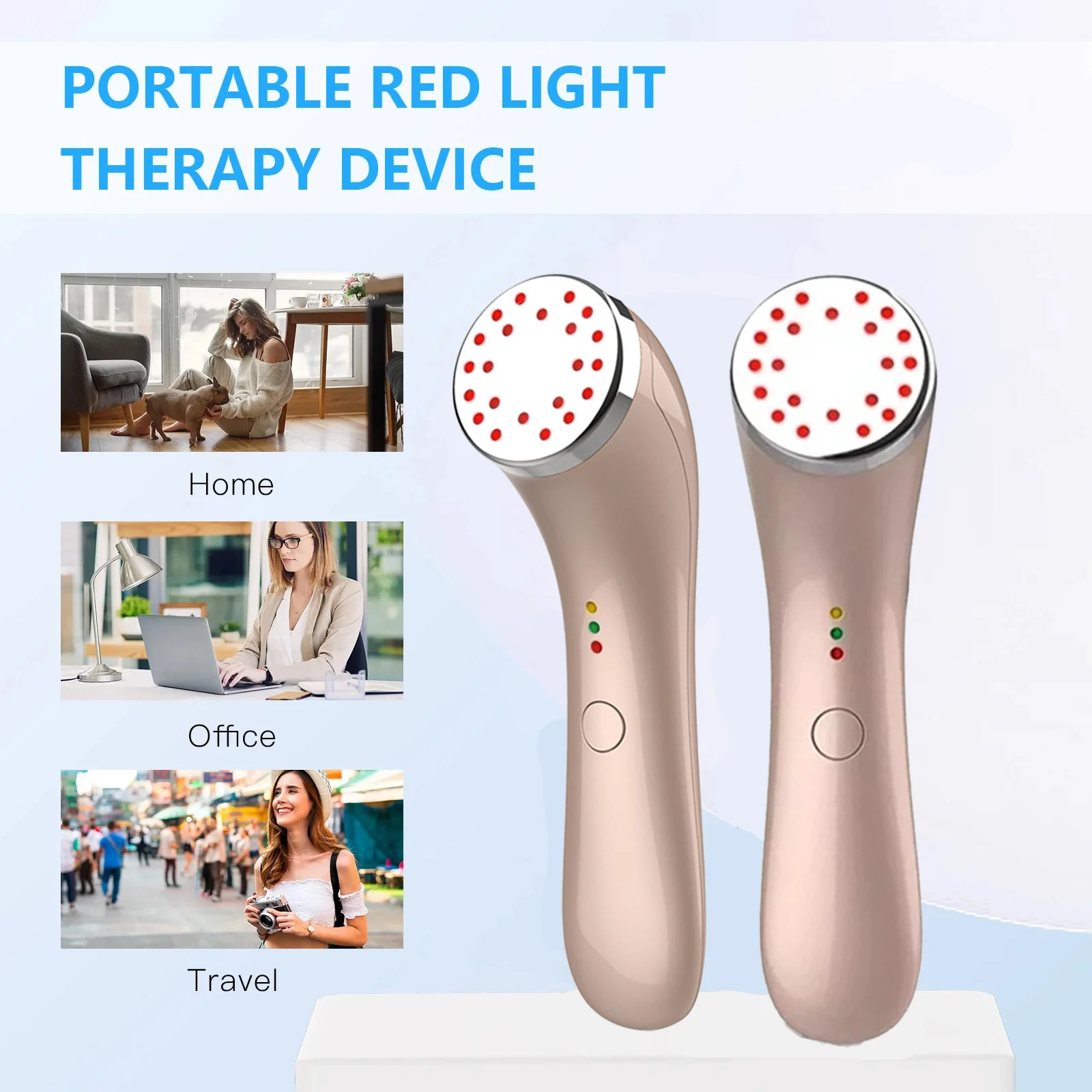 Red Light Physical Therapy Device Handheld Arthritis Physiotherapy Lumbar Shoulder Knee Pain Relief Laser Physical Instrument