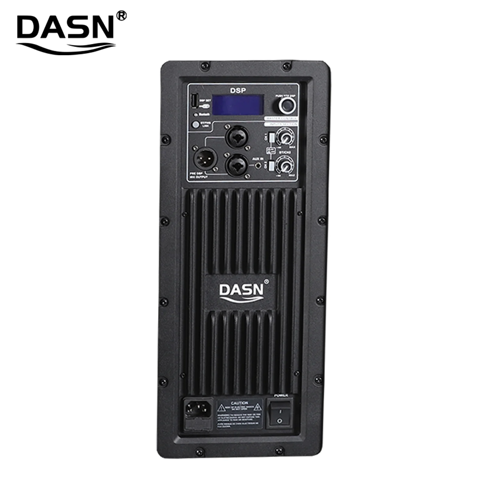 DASN DC-LA-2400W DSP Monoblock Mixer Class D BT TWS Power Amplifier Module Audio Board Professional RMS 600W