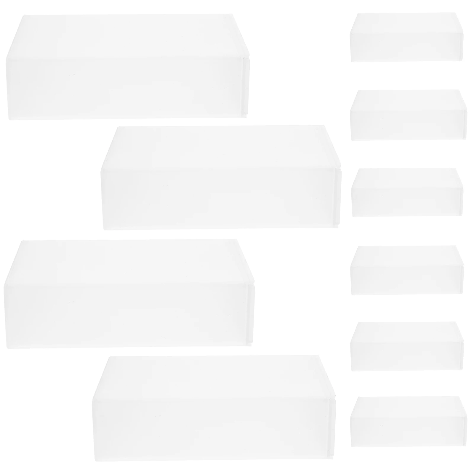 

1 set Storage Small Plastic Containers Cord Organizer Transparent Desk Gadgets School Supplies Storage Container With Lid