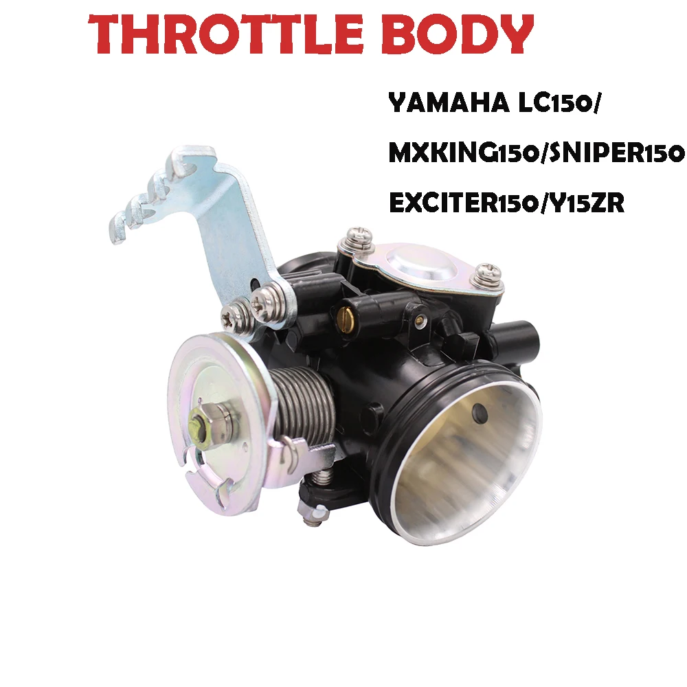 

SNIPER150 EXCITER150 MXKING150 LC150 Y15ZR 32mm 34mm 36mm 38mm 40mm Throttle Body without Manifold Brand New Motorcycle Modified