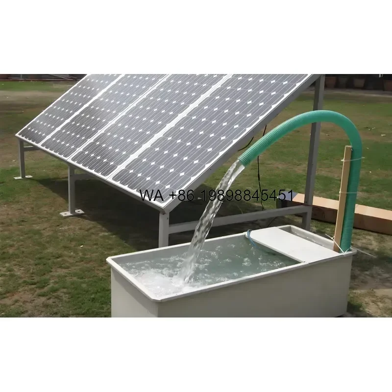Wmwmnu Complete Solar Water Pump Kit with Panel Low Pressure Submersible Pump for Irrigation OEM Customizable
