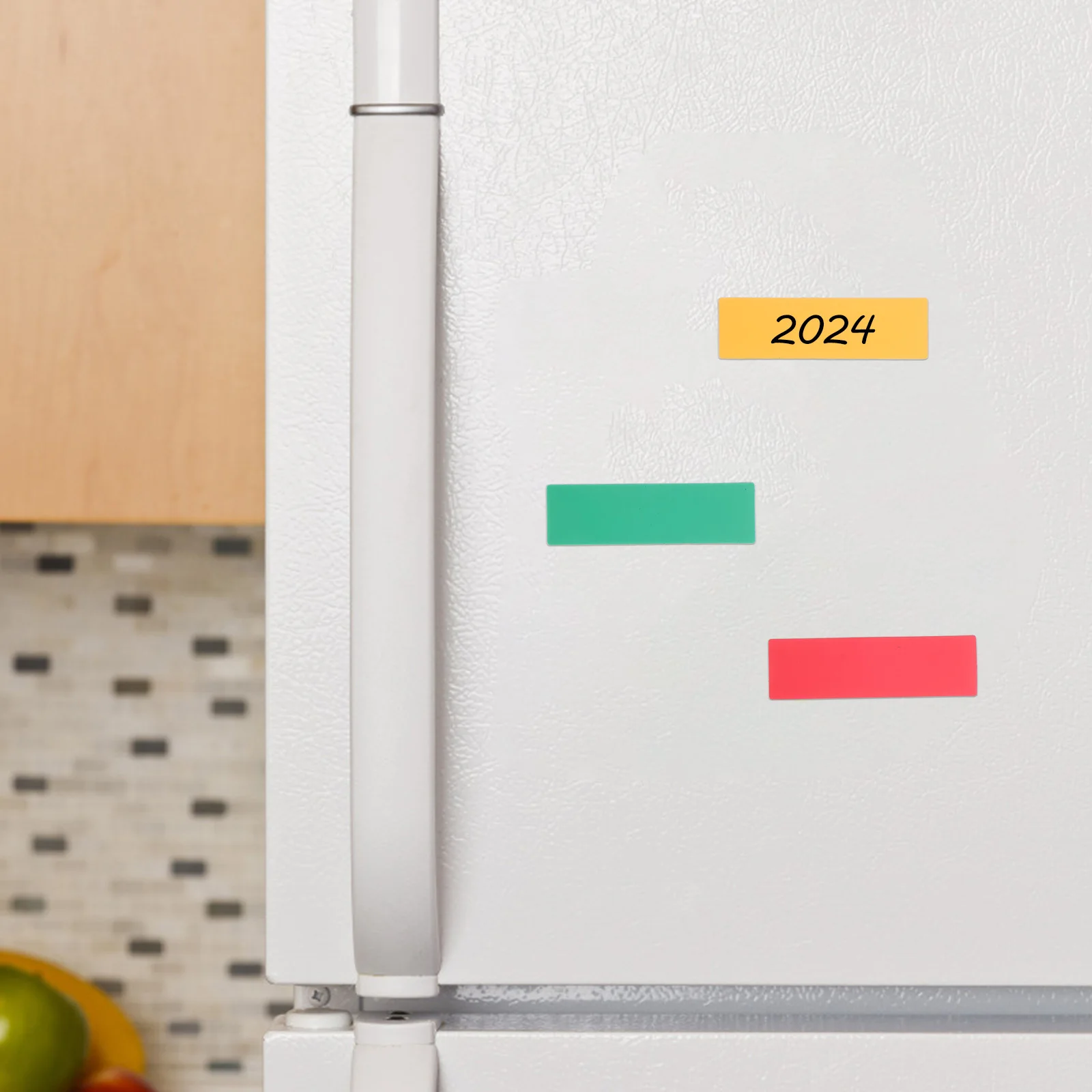 1 セット磁気ドライイレースラベル再利用可能な消去可能なタグホワイトボードホームオーガナイゼーションフォルダーラベル用品